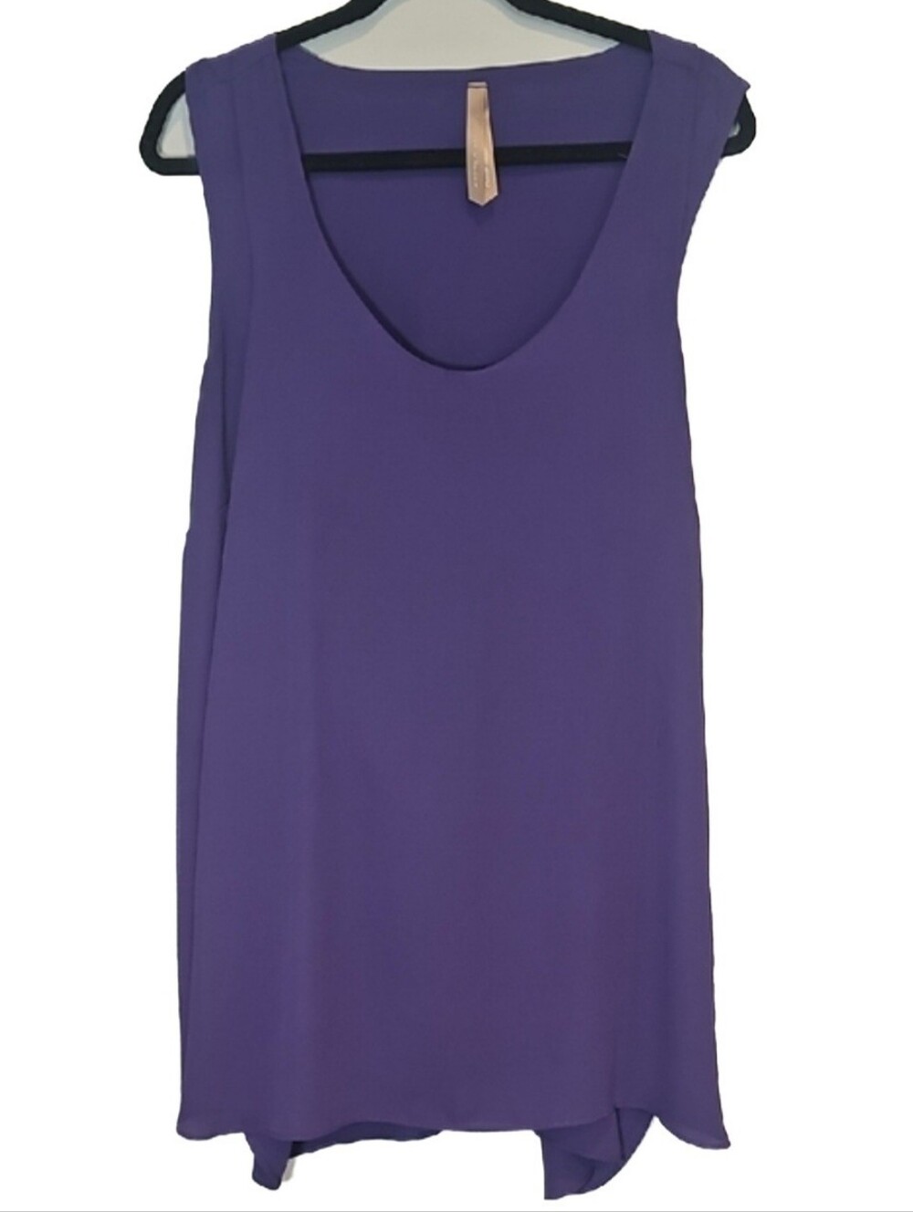 💚 Penningtons Purple Sleeveless Scoop Neck, Size 1XL